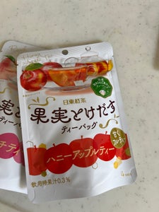 日東　果実とけだすＴＢハニーアップルティー　４袋の商品写真