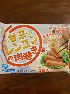 日本ハム　甘辛レンコンの肉巻き　５個　９０ｇのレビュー画像