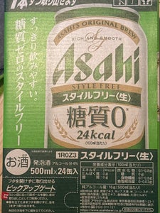 アサヒ　スタイルフリー　生　缶　５００ｍｌ×２４の商品写真
