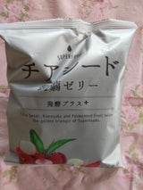 若翔 チアシード蒟蒻ゼリー発酵+ライチ味 10個