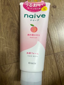 ナイーブ　洗顔フォーム（桃の葉エキス配合）１３０ｇの商品写真