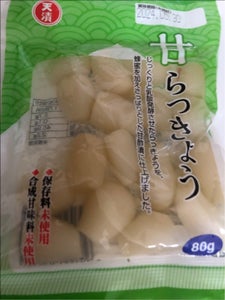 天長食品 ピリ辛らっきょう 80g