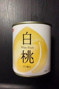ライジング　白桃４つ割り　缶　３１２ｇの商品写真