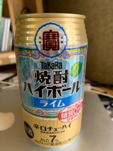 タカラ　焼酎ハイボール　ライム　缶　３５０ｍｌの商品写真