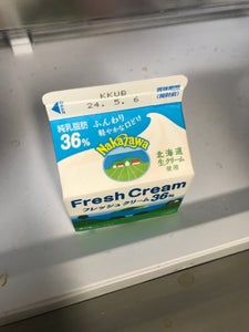 中沢　フレッシュクリーム　３６％　２００ｍｌ