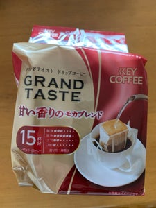 キーコーヒー　ＧＴ甘い香りのモカブレンドＤＢ１５個のレビュー画像