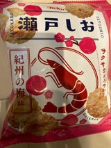 栗山米菓 瀬戸しお紀州の梅味 44g