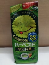 東ハト 8包ハーベスト宇治抹茶 32枚