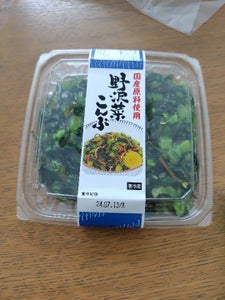 上進漬物工業 野沢菜こんぶ 155g