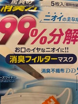 消臭フィルターマスク ふつう 5枚