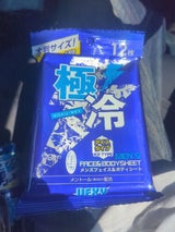 VEXY 極冷メンズフェイス&ボディシート 12P