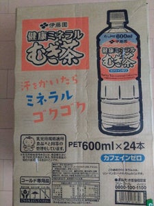 伊藤園　健康ミネラル麦茶　箱　６００ｍｌ×２４の商品写真