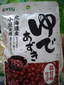 加藤産業 北海道ゆであずき低甘味 150g