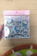 たんぽぽ ジッパーバッグMサイズ ドラえもん 4枚