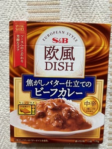 欧風ＤＩＳＨ焦がしバター仕立ビーフカレー中辛１７０のレビュー画像