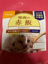 尾西 アルファ米 赤飯1食分 SE 100g