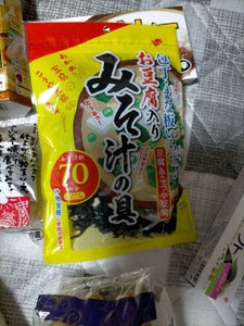 三幸産業　お豆腐入りみそ汁の具　７０ｇのレビュー画像