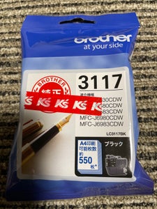 ＢＲＯＴＨＥＲ　インクカートリッジＬＣ３１１７ＢＫの商品写真