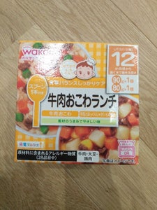 和光堂 栄養マルシェ 牛肉のおこわランチ 170g