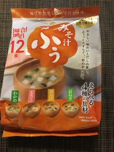 ひかり味噌　みそ汁ふぅ　合わせ味噌　１２食の商品写真