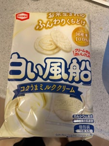 亀田製菓　白い風船コクうまミルククリーム　１５枚のレビュー画像