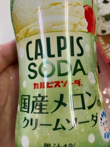 カルピスソーダ　メロンクリームソーダ　５００ｍｌのレビュー画像