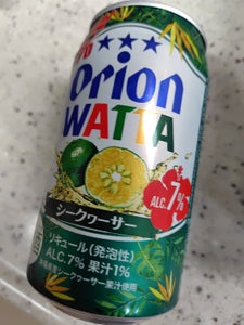 WATTA シークヮーサー 7度 缶 350ml