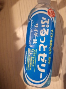 サンガリア　ぷるっとゼリーサイダー味　５００ｍｌのレビュー画像