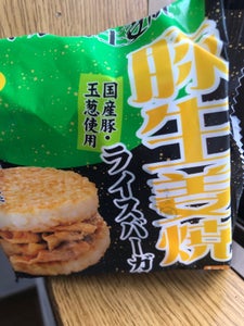 神戸　ライスバーガー豚生姜焼　１１５ｇの商品写真