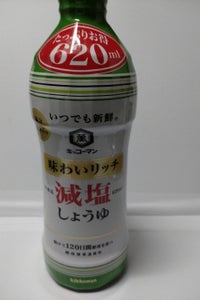 いつでも新鮮　味わいリッチ減塩しょうゆ　６２０ｍｌの商品写真