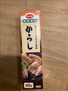 COOP 無着色からし 40g