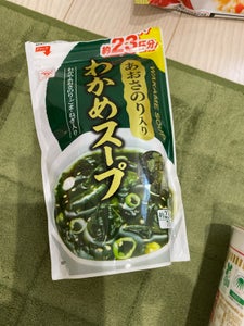 魚の屋 あおさのり入りわかめスープ 70g