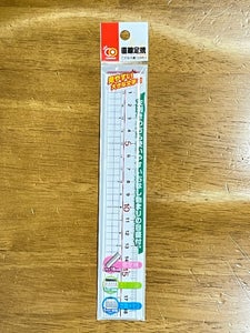 ニッケン文具 クツワ 直定規 13cm