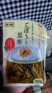 神戸物産 そのままご飯にのせてゴボウと昆布150g