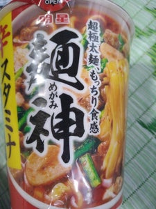 明星 麺神 辛スタミナ中華そば カップ 99g