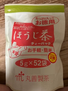 丸善 お徳用ほうじ茶 52P 260g