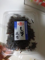 北海道あけぼのフーズ しそ昆布 100g
