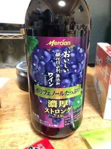 おいしい酸化防止剤無添加赤濃厚ストロング 1.5L