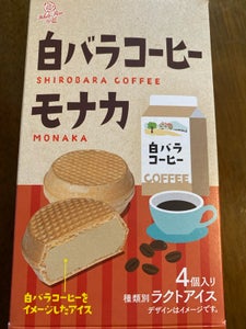 大山乳業 白バラコーヒーモナカ 50ml×4