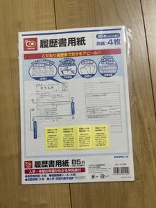 ニッケン 履歴書 NKR100