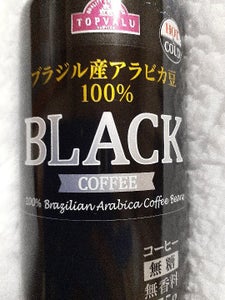 トップバリュ ブラックコーヒー 375g