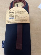 トーン ボトルカバー L チェックブラック