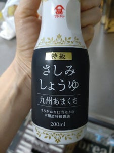 富士甚 さしみしょうゆ九州あまくち特級 200ml