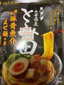 ミツカン とみ田監修濃厚豚骨魚介まぜ麺の素 56g