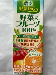 農協 野菜Days 野菜&フルーツ 200ml