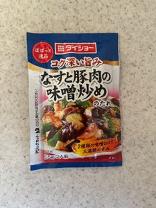 ぱぱっと逸品 なすと豚肉の味噌炒めタレ 55g