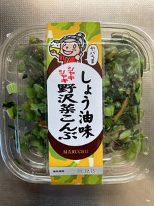 丸忠 野沢菜昆布(こく旨しょうゆ) 160g