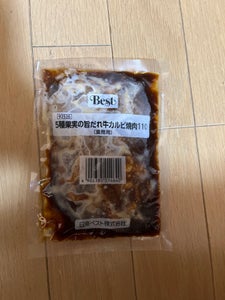 日東ベスト 5種果実の旨だれ牛カルビ焼肉 110g