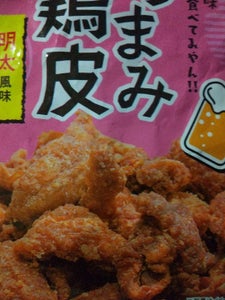 太暘物産 おつまみ鶏皮明太風味 45g