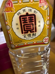 宝焼酎 25度 甲 エコペット 2L